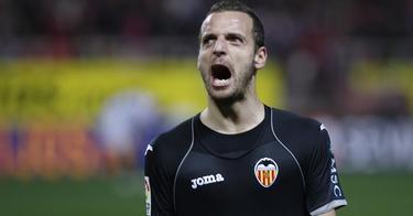 Soldado celebra su gol en el Pizjun. | EFE