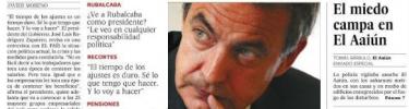 Fragmento de la portada de 'El País' | Montaje LD
