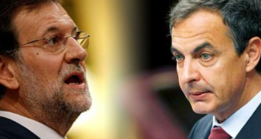 Zapatero y Rajoy, en el Congreso