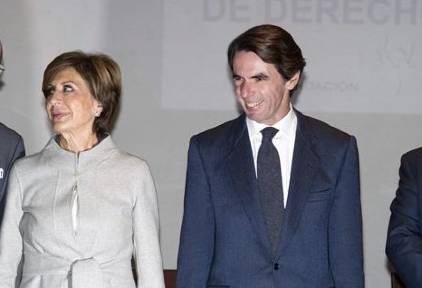 Aznar, este lunes, en un acto en Granada | EFE