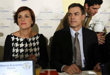 María Chivite, con Pedro Sánchez | EFE