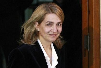 Infanta Cristina de Borbón, a su salida de los juzgados en febrero | EFE