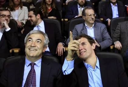 Albert Rivera y Luis Garicano, en una imagen de archivo. | EFE
