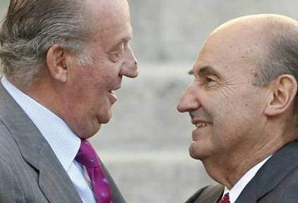 El Rey Juan Calos con Miquel Roca, abogado de la infanta | Archivo