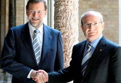 Montilla y Rajoy en su encuentro de este jueves | EFE