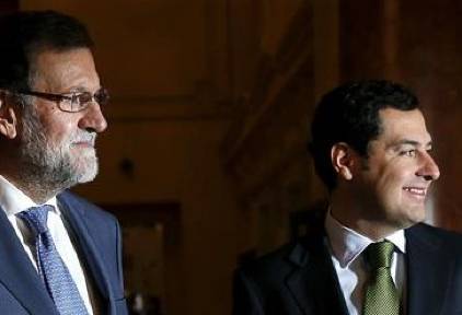 Rajoy respalda a Moreno en un desayuno informativo en Madrid | EFE