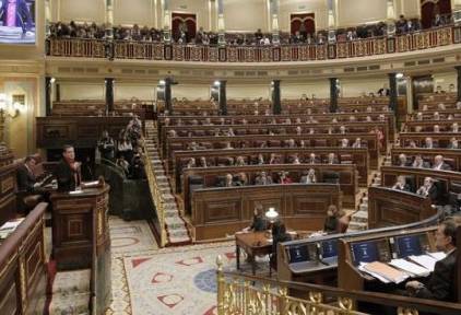 Imagen del interior del hemiciclo del Congreso de los Diputados | Archivo