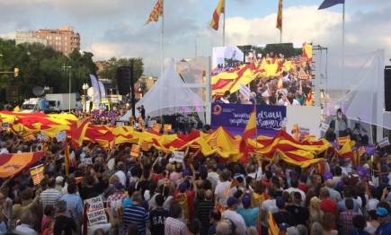 Acto de SCC en la Diada de 2014 | Sociedad Civil Catalana