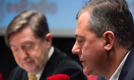 José Luis Sanz junto a Federico Jiménez Losantos