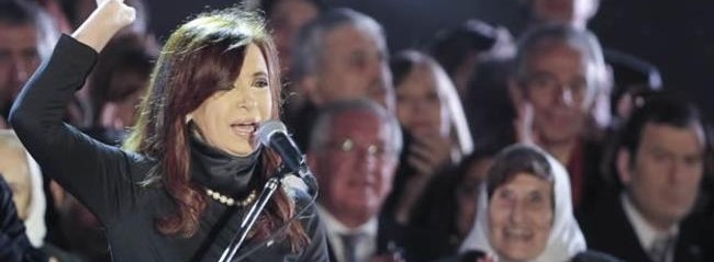 Cristina Fernndez de Kirchner durante las celebraciones de la Revolucin de Mayo | EFE