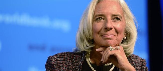 La directora del FMI, este martes. | Efe 