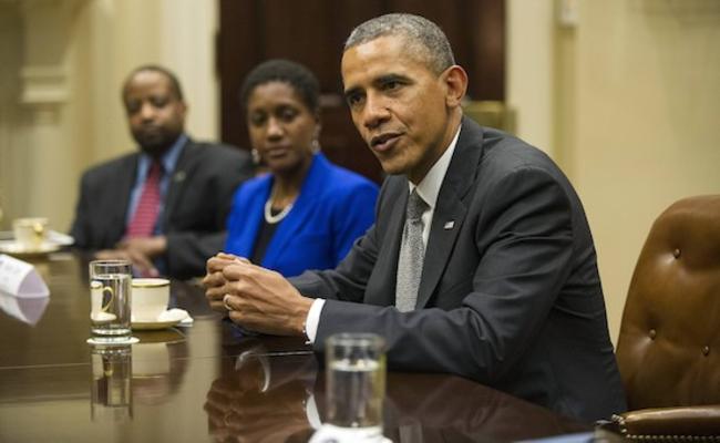 Barack Obama, durante una reunión. | Cordon Press