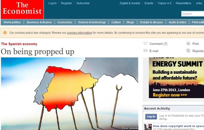 Artículo sobre la economía española de la edición digital de The Economist | The Economist