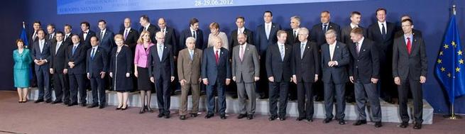 Foto de familia del Consejo Europeo. | EFE