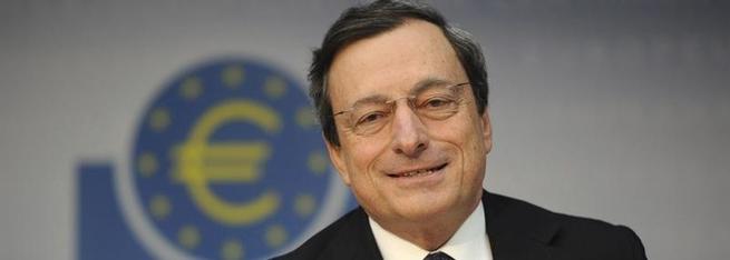 Mario Draghi, este jueves tras la reunin del BCE | EFE