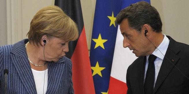 Angela Merkel y Nicolas Sarkozy. | Archivo