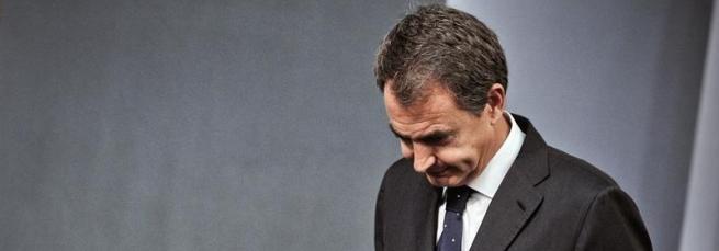 Jos Luis Rodrguez Zapatero, este lunes, en el Palacio de la Moncloa. | EFE