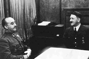 Franco y Hitler.
