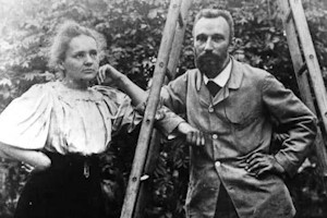 El matrimonio Curie.