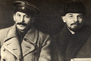 Stalin y Lenin.