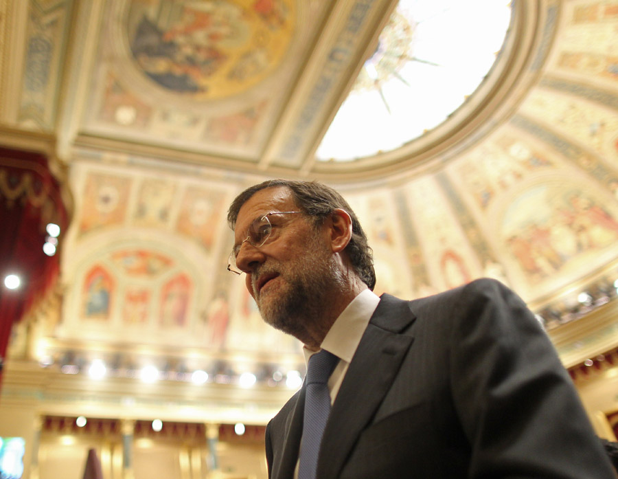 Rajoy suspende con un tres