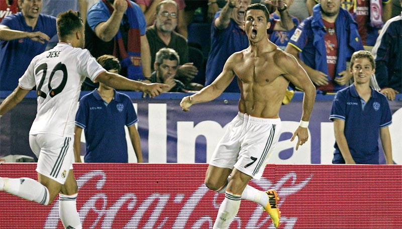 Cristiano está triste Ronaldo-dentro
