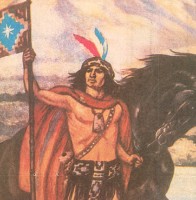 El guerrero mapuche Lautaro.