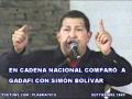 Chvez compar a Gadafi con Bolvar