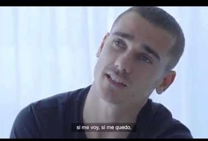 Filtran y borran posteriormente un vídeo promocionando la decisión de Griezmann sobre su futuro