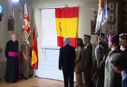 Los supuestos restos de Cervantes descansan en su monumento en las Trinitarias