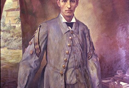 Retrato del capitán médico Santiago Ramón y Cajal. | Museo del Ejército.