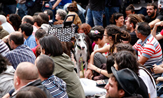 Manifestación en Sol | Archivo