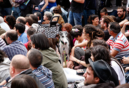 Manifestación en Sol | Archivo