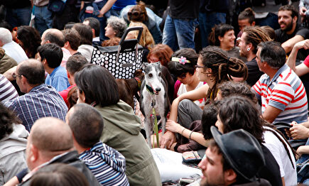 Manifestación en Sol | Archivo