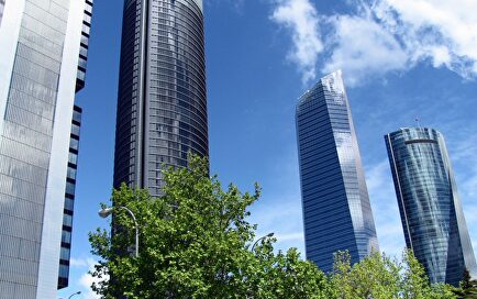 Cuatro torres en el norte de la ciudad de Madrid |  Achivo