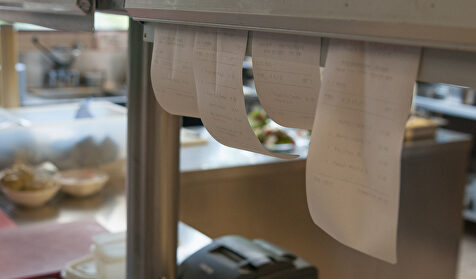 En la cocina de un restaurante- Chic