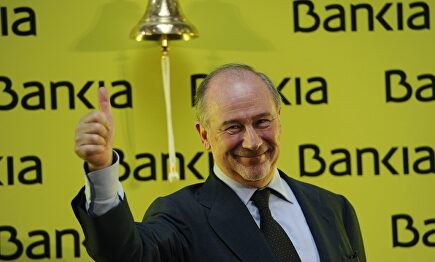Rodrigo Rato, en la salida de Bankia a bolsa | Archivo