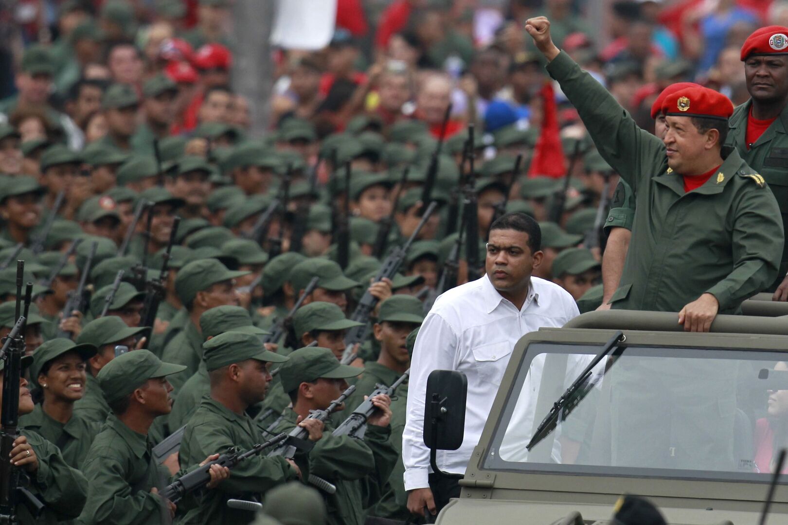 In 1998 Hugo Chavez, a former paratrooper and coup leader, was elected President of Venezuela. 