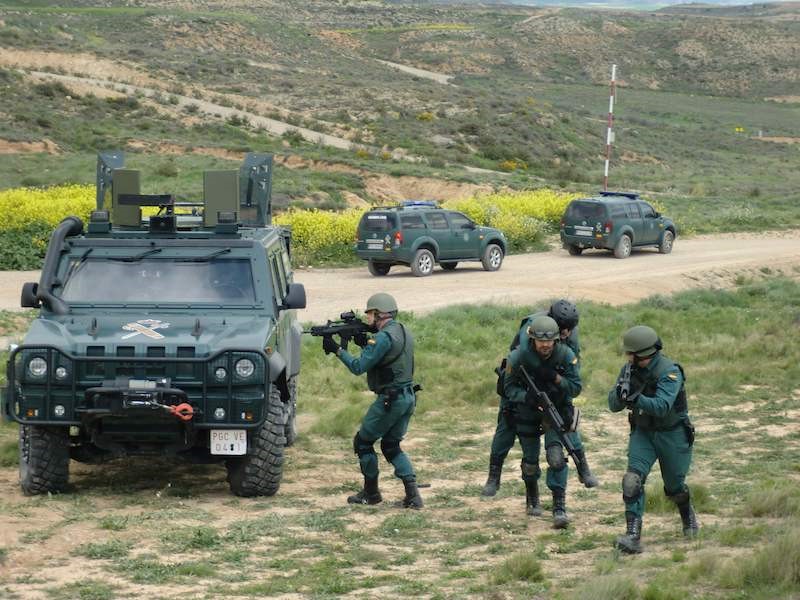 La Guardia Civil activa a diez agentes del GAR para su despliegue en la frontera de Gaza con Egipto