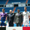 Benzemá, Casillas, Ramos y Cristiano han acompañado a Florentino Pérez y S.A. El Jeque Ahmed Bin Saeed Al Maktoum, presidente de la compañía Emirates