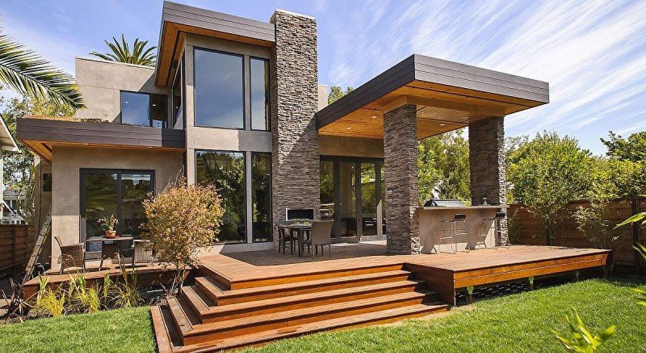 Mansión rústica estilo californiano - Chic