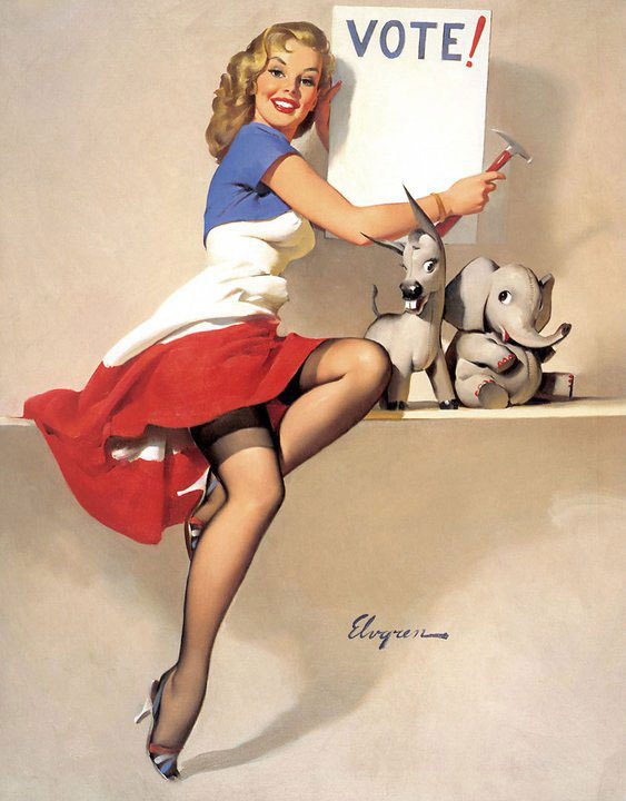 Pin Ups Las Chicas Del Calendario Chic