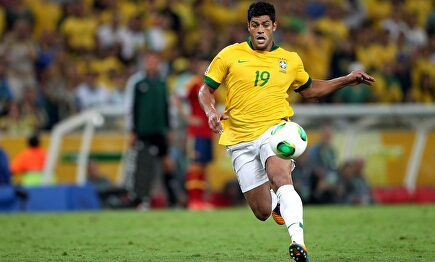 Hulk, durante un partido con la selección brasileña. | Cordon Press