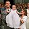 Uno de los momentos más bonitos en la vida del príncipe de Asturias fue el bautizo de su dos hijas. En septiembre de 2009 tuvo lugar el bautizo de la pequeña Sofía.