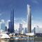 Guangzhou CTF Financial CentreEl ascensor de tan colosal rascacielos alcanza los 72 kilómetros por hora, estableciéndose como nuevo récord mundial.