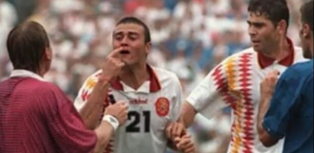 Se cumplen 25 años del codazo de Mauro Tassotti a Luis Enrique