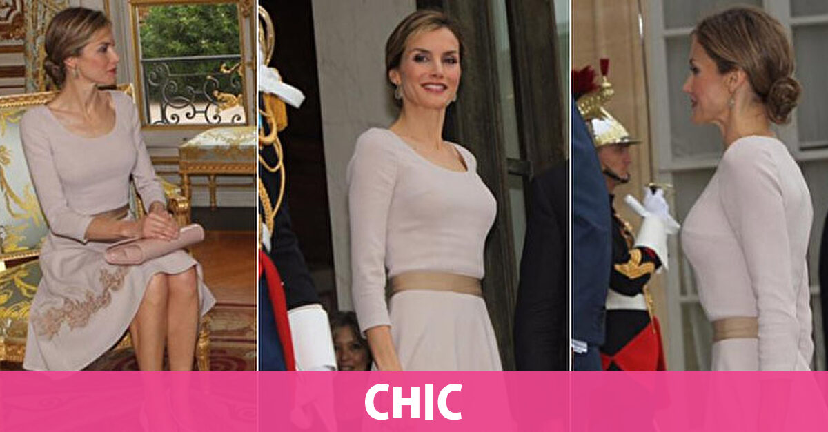 Los reyes Felipe VI y Letizia llegan a Francia Chic Los reyes Felipe VI y Letizia llegan a Francia Chic