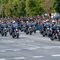 Sección de motos de la Guardia Real.