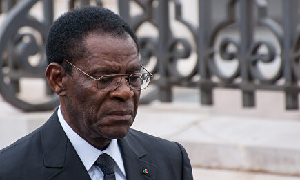 El presidente guineano, Teodoro Obiang |  C.Jordá