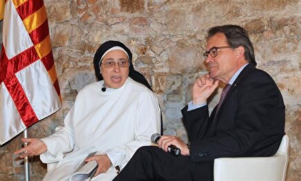 Caram, con Artur Mas en una imagen de archivo. |  EFE